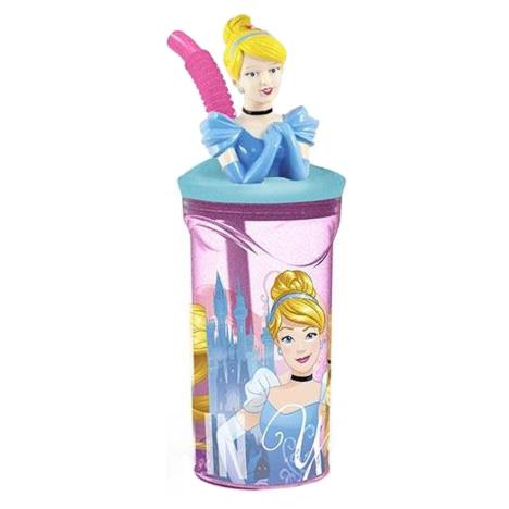 Disney Princess 3D Figurine Tumbler with Straw £4.99